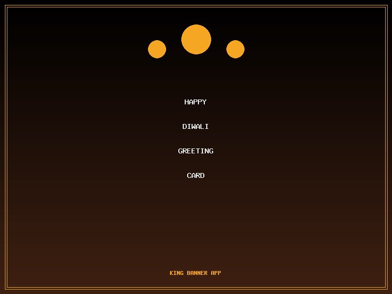 Happy Diwali Greeting Card
