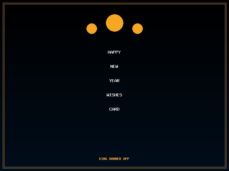 Happy New Year Wishes Card